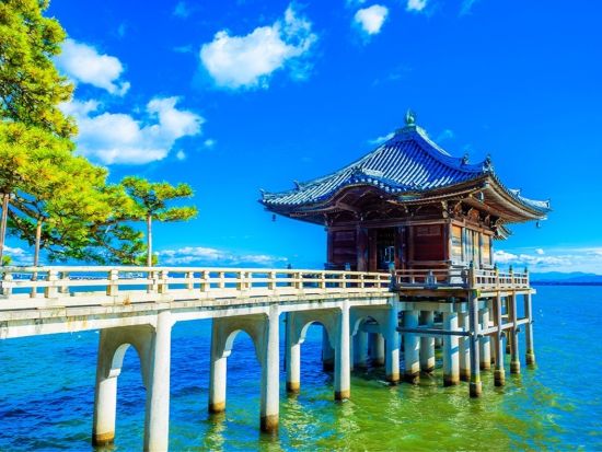 びわ湖展望台＋白髭神社＋浮御堂＋近江八幡 日帰りツアー＜大阪・京都発着／日本語・中国語or英語＞