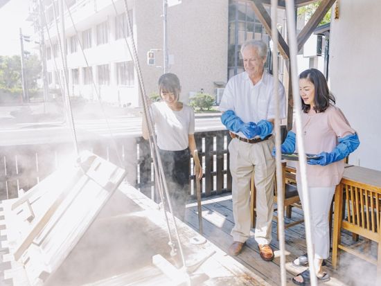 長崎市内発着 貸切観光タクシー 島原半島 温泉蒸し窯料理体験と雲仙・小浜フリー観光 ＜昼食付／約7.5時間／1～8名＞ by ラッキータクシー