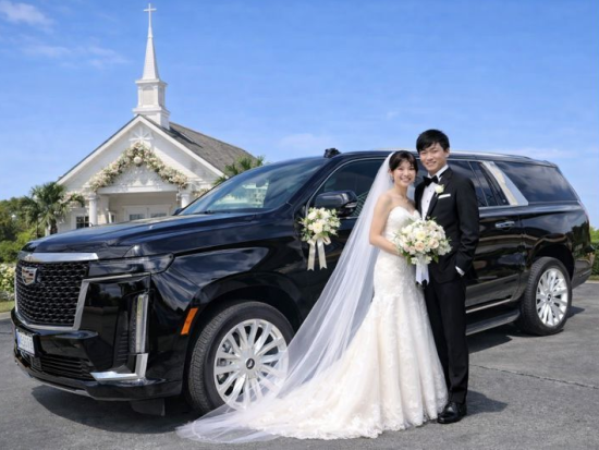 ハワイ挙式　ホテル⇔教会間の往復送迎サービス＜貸切／1～23名＞ by ABC Transportation