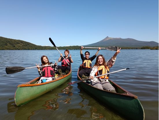 大沼カヌーツアー ショートコース  1名から手ぶらで気軽に参加可！＜4～11月／0歳以上／大沼周辺送迎可＞byイクサンダー大沼カヌーハウス