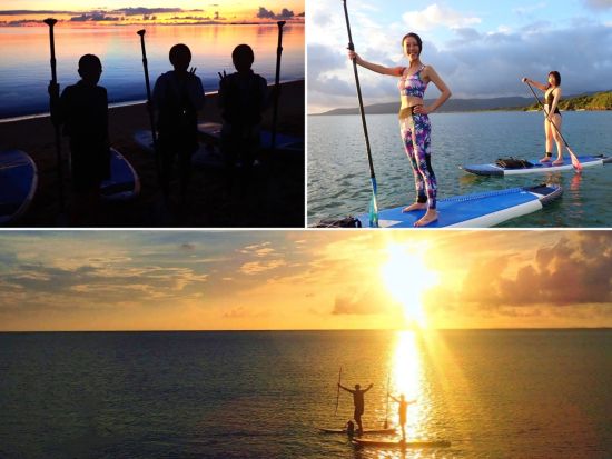 世界自然遺産サンライズSUP 日常を抜け出すご褒美朝活体験＜西表島滞在者限定／一部島内ホテル無料送迎／竹富町観光案内人条例認定店／西表島＞