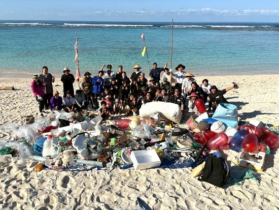 伊平屋島ビーチクリーン、2025年12月