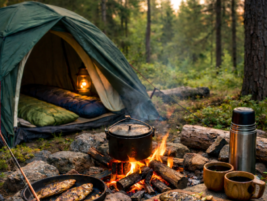 北極圏の森を大満喫！1泊2日アドベンチャーツアー　サウナ付き ＜食事付き／ロヴァニエミ発＞