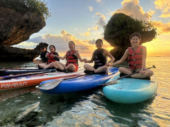 タンギッソンビーチツアー　穴場プライベートビーチでシュノーケリング＆SUP体験！＜午後発／送迎付＞byアクアブリーズ