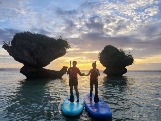 タンギッソンビーチツアー　穴場プライベートビーチでシュノーケリング＆SUP体験！＜午後発／送迎付＞byアクアブリーズ