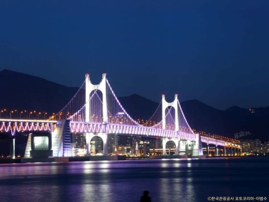 釜山夜景ツアー　BUSAN X the SKY入場＆民楽ザマーケット散策＆広安大橋夜景観賞 ＜ナッコプセ夕食／日本語ガイド＞