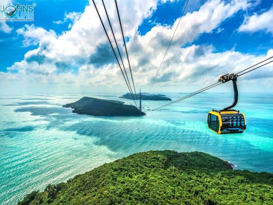 フーコック南部観光＆ケーブルカー満喫ツアー　世界最長ケーブルカー＋ウォーターパーク＋絶景サオビーチ＜1日／英語ガイド／昼食付き＞