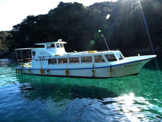 竜串観光汽船 グラスボート 乗船Eチケット 揺れにくい大型船で楽しむ海底散歩＜30分／土佐＞