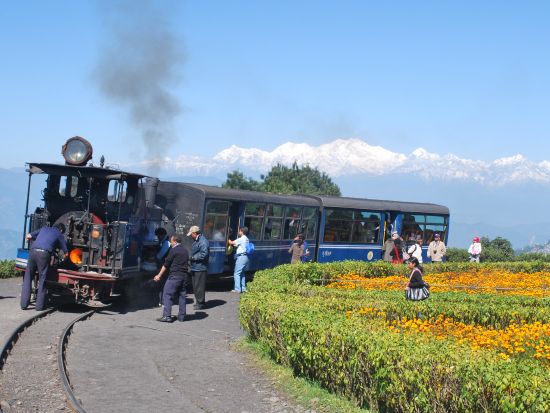 【4～10月限定】世界遺産ダージリン鉄道・ヒマラヤ展望3泊4日プライベートツアー＜日本語ガイド／インド国内線航空券・宿泊付／デリー発着＞