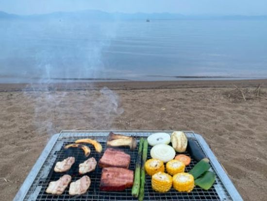 猪苗代湖ビーチサイドBBQセットレンタル 手ぶらで機材レンタル＆食材持ち込みOK＜約5時間／18歳以上／福島県猪苗代湖＞