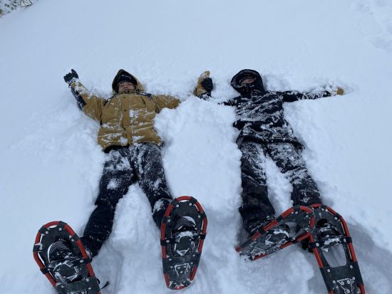 稚内公園スノーシューガイドツアー 冬限定の雪原を歩く絶景体験 無料送迎あり＜約3時間／少人数制／稚内市内送迎＞