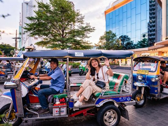 Meet Your Tuk-Tuk at 5:30 PM at River City Bangkok