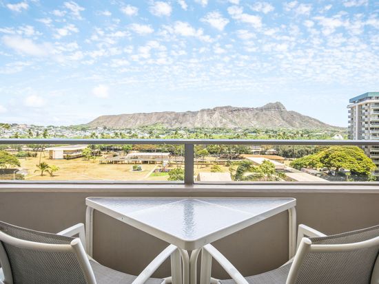 Aston-Waikiki-Sunset_2BR-1-Bath-DHV_Balcony-View-3000x2000