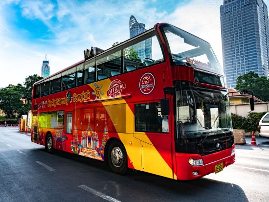 乗り降り自由！バンコク ホップオン・ホップオフ 観光バスチケット＜24時間・48時間／英語オーディオガイド＞