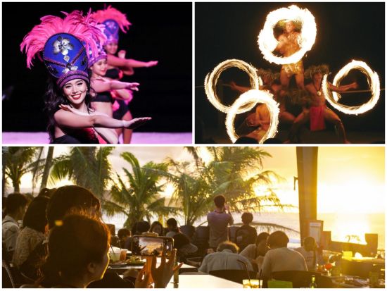 タオタオタシ ビーチディナーショー 食事券＆事前予約サービス＜タモン湾北部ガンビーチ／ザ・ビーチレストラン隣接／無料送迎サービスあり＞