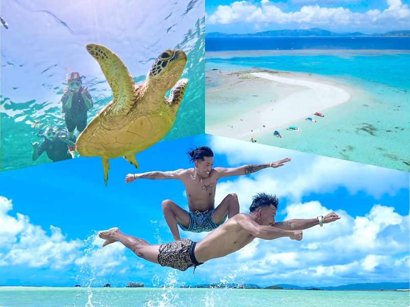 ウミガメシュノーケル×幻の島