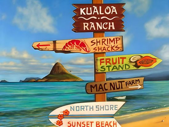 North shore direction sign 300 dpi