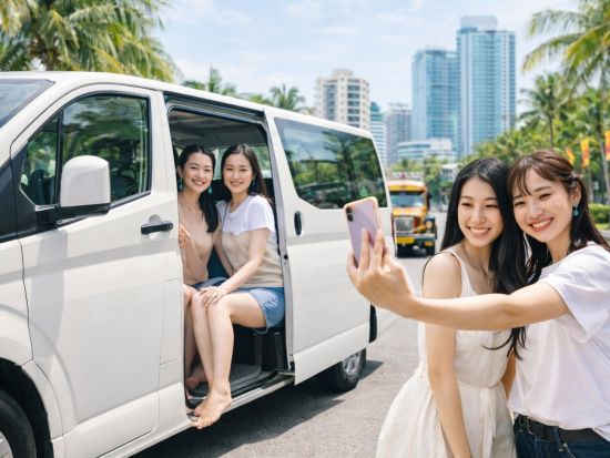 1日バン貸切観光チャーター　セブ島内を自由に移動！短時間の移動をラクに♪＜最大1〜10名利用可／3時間〜／ホテル送迎付き／空港送迎可＞