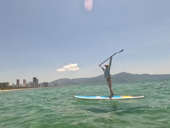 ダナンSUPレッスン　初心者歓迎！ミーケビーチで人気の爽快マリンアクティビティ＜日本語または英語／少人数制＞