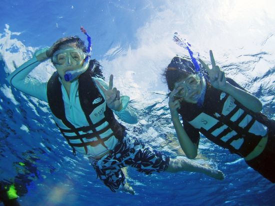 シュノーケリング体験 カラフルな熱帯魚に出会える海に行こう！トイレ・温水シャワー・更衣室完備 5歳から参加OK！＜名護発＞