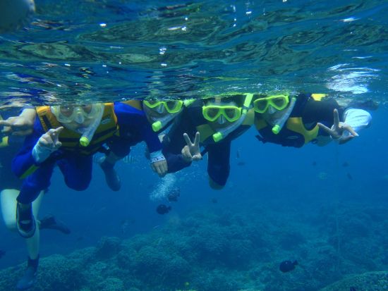 シュノーケリング体験 カラフルな熱帯魚に出会える海に行こう！トイレ・温水シャワー・更衣室完備 5歳から参加OK！＜名護発＞