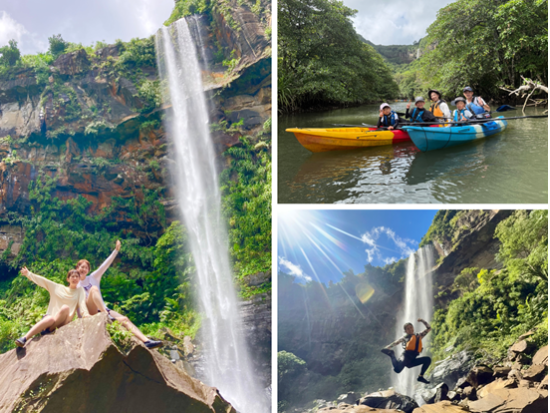 西表島 ピナイサーラの滝 カヤック＆トレッキング 半日で滝壺体験＜午前・午後選択可／送迎・写真付き／西表島＞