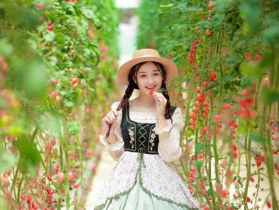 いちご農園見学1