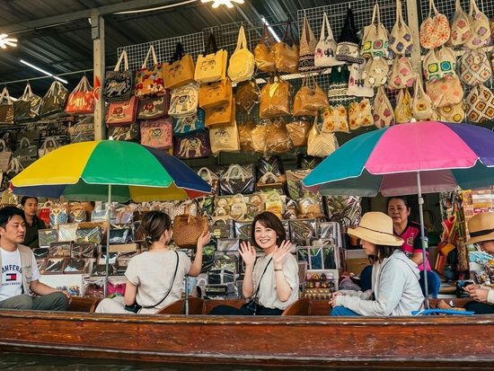 Colorful market vibes and happy boat moments