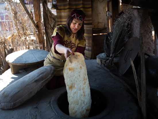Lavash making