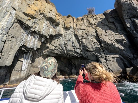 Cape Raoul Cruises caves