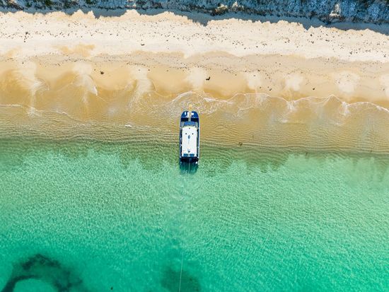 Schouten Island beach landing