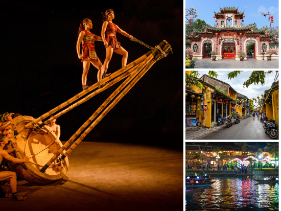 ホイアン市内観光＋「テッダー・ショー（TEH DAR）」鑑賞ツアー　灯篭流し体験も楽しめる ＜ホイアン名物夕食付き／日本語ガイド＞