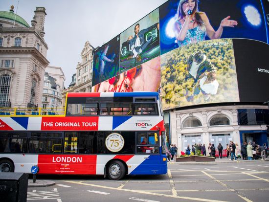 親子で楽しむロンドン！環境にやさしいオープントップバスで巡るキッズ向けツアー＜45分／英語ガイド＞