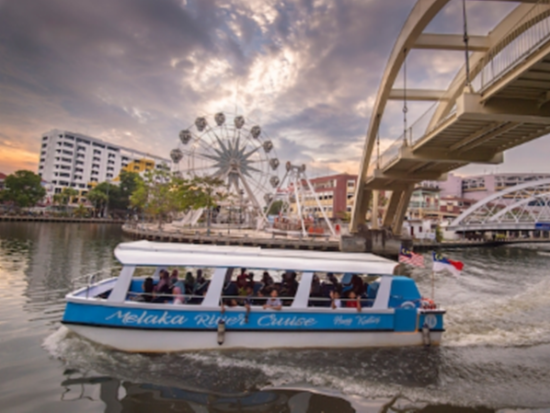 マラッカリバークルーズ事前予約サービス　世界遺産の街並みと夜景を満喫する優雅な船旅＜クアラルンプール＞