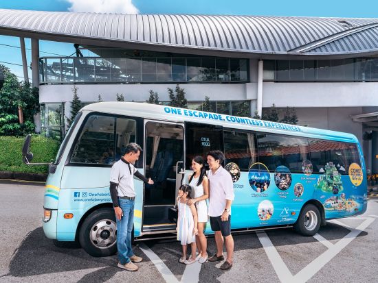 セントーサ島ガイド付きバスツアー　ガイド解説付きで歴史＆絶景満喫！雨でも安心♪＜2時間＞