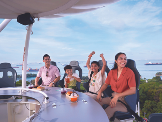 スカイヘリックス・セントーサ ライド体験事前予約サービス　海抜79mの絶景360度ビュー！＜セントーサ島＞