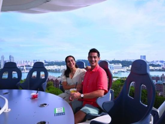 スカイヘリックス・セントーサ ライド体験事前予約サービス　海抜79mの絶景360度ビュー！＜セントーサ島＞