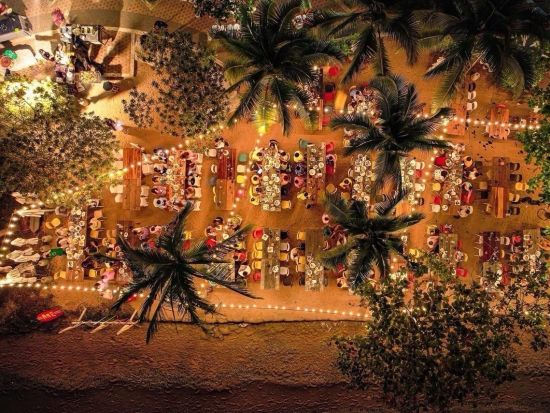 ビーチ・ビアホール「ダム・パタヤ（DAM PATTAYA）」　ビーチでファイヤーショーといっしょに料理を堪能 ＜現地集合解散／パタヤ＞※即予約確定