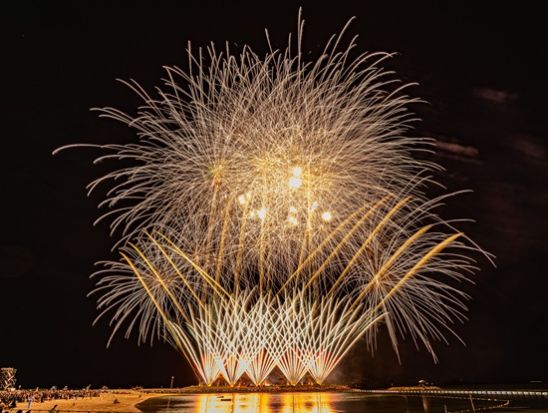 7月4日限定 海洋博美ら海花火大会2026観賞バスツアー 約10,000発の花火を満喫♪ビュッフェ付きプランもあり＜南部発＞