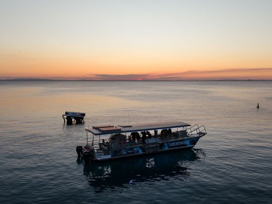 ゆったり午後発！モートン島日帰りツアー　サンセットクルーズやシュノーケリングなど選べる複数プラン＜タンガルーマアイランドリゾート／ブリスベン発＞