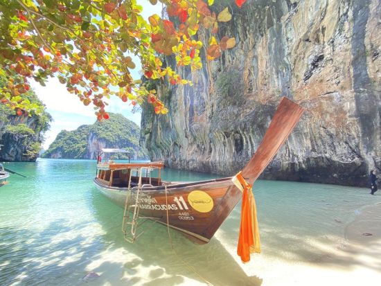 クラビ発アイランドホッピングツアー！フォトジェニックな4島めぐり＜英語ガイド／昼食付き／ホテル送迎付き＞