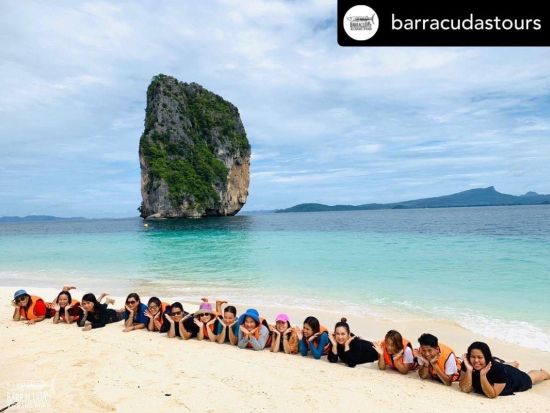 クラビ発アイランドホッピングツアー！フォトジェニックな4島めぐり＜英語ガイド／昼食付き／ホテル送迎付き＞