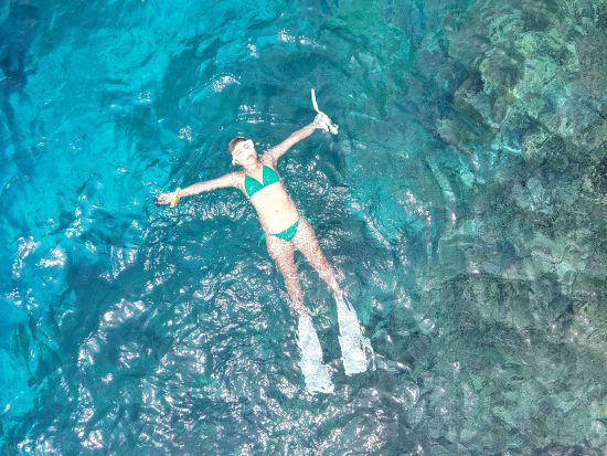 八重干瀬シュノーケリングツアー 世界屈指のサンゴ礁を大満喫◎ドローン＆水中写真無料プレゼント＜宮古島／約4時間＞