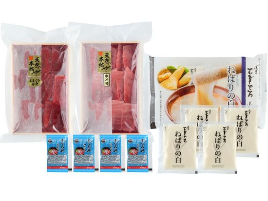 03282築地ホクエイ×浅草むぎとろ　江戸の本鮪とろろセット　Ａtan