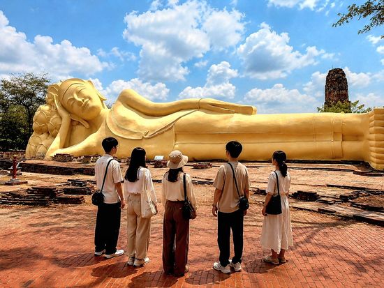 Relaxing Moments in Historic Ayutthaya