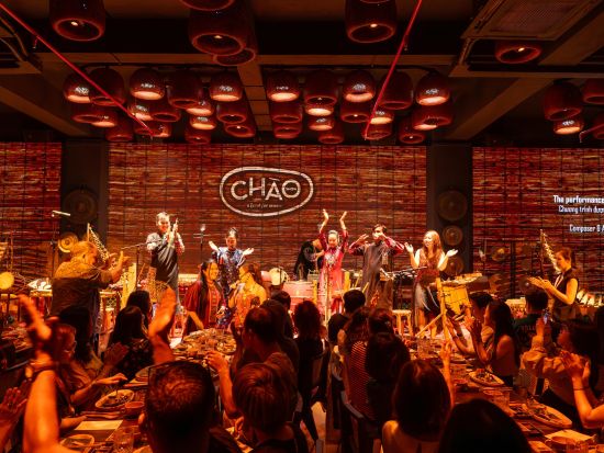 ベトナム伝統音楽ディナーショー「Chao Show　（チャオショー）」鑑賞チケット　メコン川手漕ぎボート体験＆クチトンネル観光付きプランあり！＜日本語ガイド＞