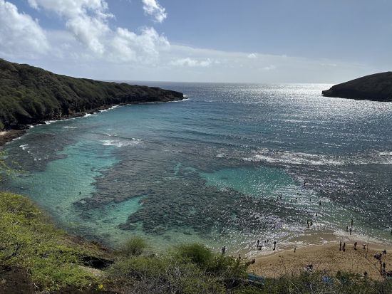 ハナウマ湾シュノーケリング　オアフ島屈指の絶景スポットでシュノーケリング体験！＜午前・午後／英語インストラクター＞
