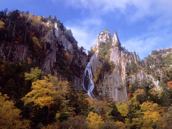 紅葉の銀河・流星の滝