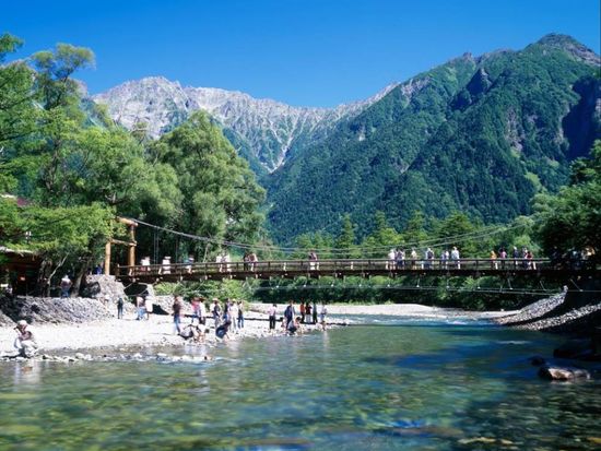 夏　上高地・河童橋（イメージ）