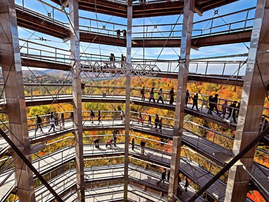 ローレンシャン高原紅葉日帰りツアー　ゴンドラ乗車またはツリートップ展望台から絶景鑑賞＜9～10月／日本語ガイド／モントリオール発着＞